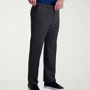 Haggar Cool Right Performance Flex Mens Classic Fit Flat Front Pant, Sz 38x32